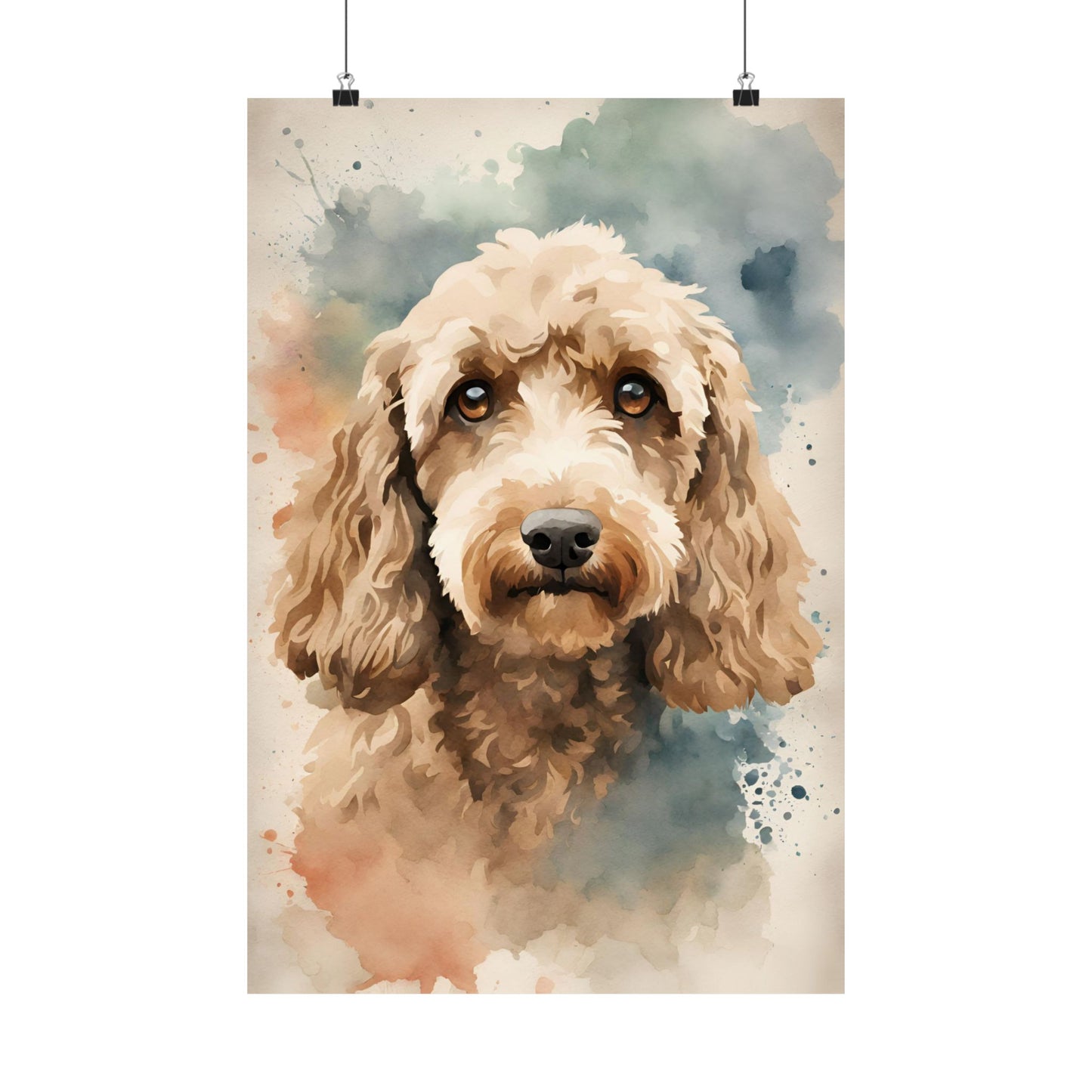 Dogs Cockapoo 04 Matte Vertical Poster