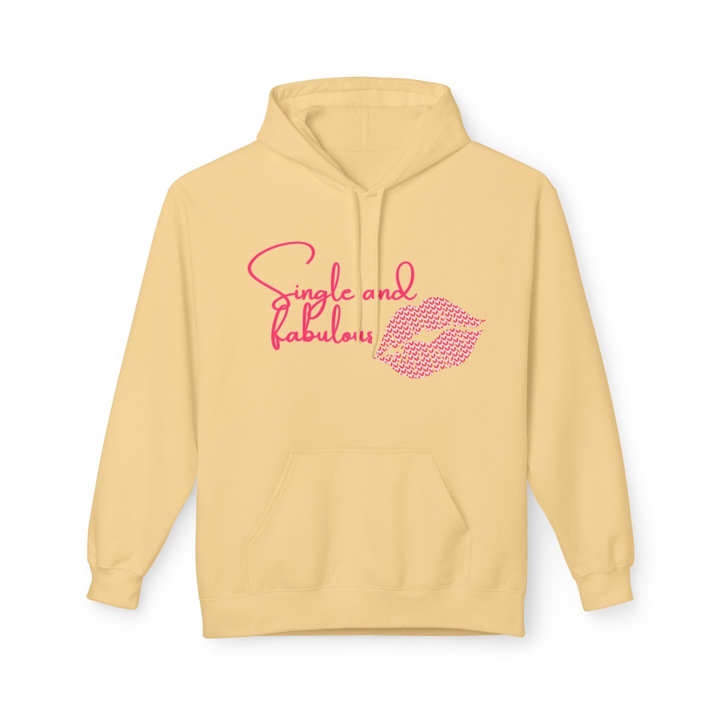 Single And Fabulous Unisex Valentines Hoodie
