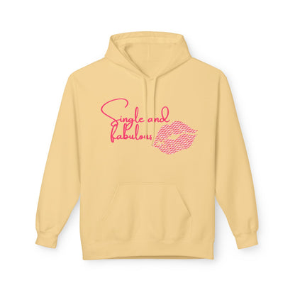 Single And Fabulous Unisex Valentines Hoodie