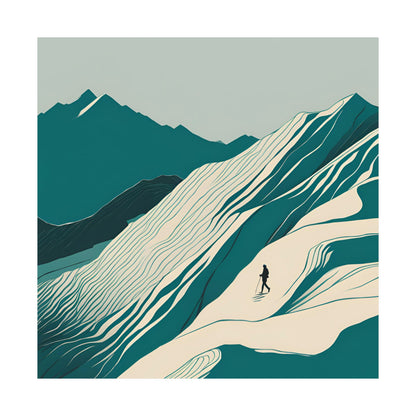 Lone Collection Walker 3 Matte Square Posters