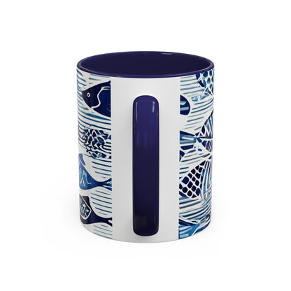 Fish 09 Accent Coffee Mug (11oz)