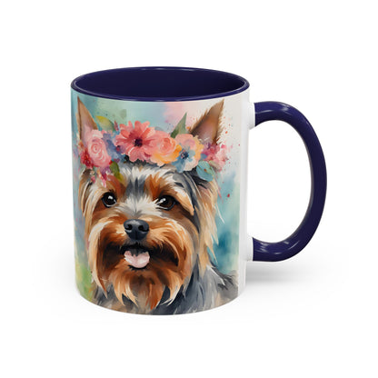 Yorkshire Terrier 04 Accent Coffee Mug - Dog Lover Gift