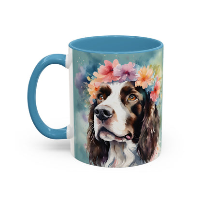 Springer Spaniel 04 Accent Coffee Mug - Dog Lover Gift