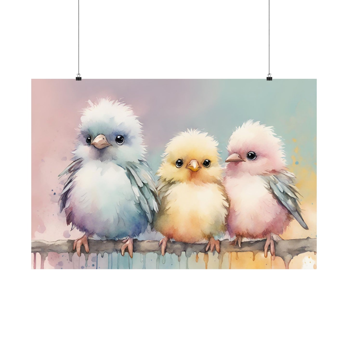 Nursery Birdies 5 Matte Horizontal Posters