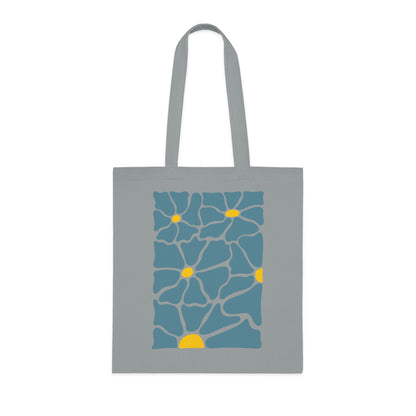 Abstract flowers 21 Cotton Tote