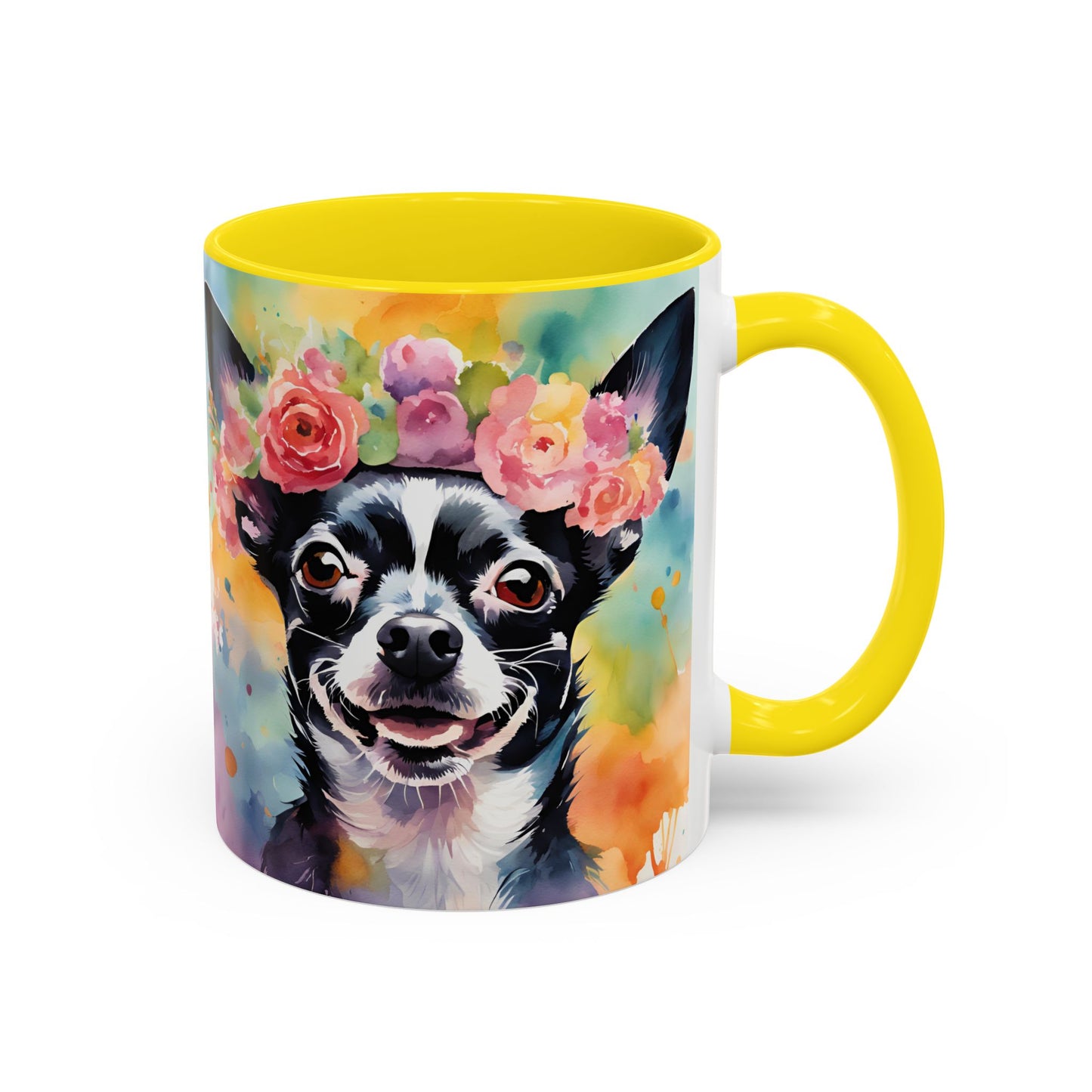 Chihuahua 03 Accent Coffee Mug - Dog Lover Gift