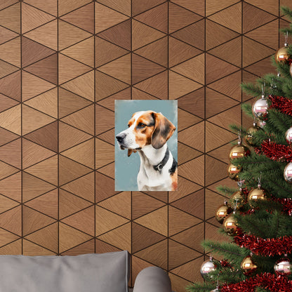 Dogs Beagle 04 Matte Vertical Poster