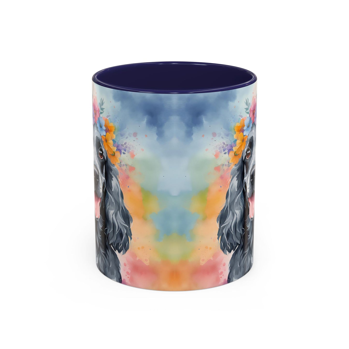 Blue Roan Cocker Spaniel 01 Accent Coffee Mug - Dog Lover Gift