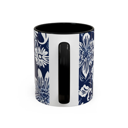 Flower 3 Accent Coffee Mug (11oz)