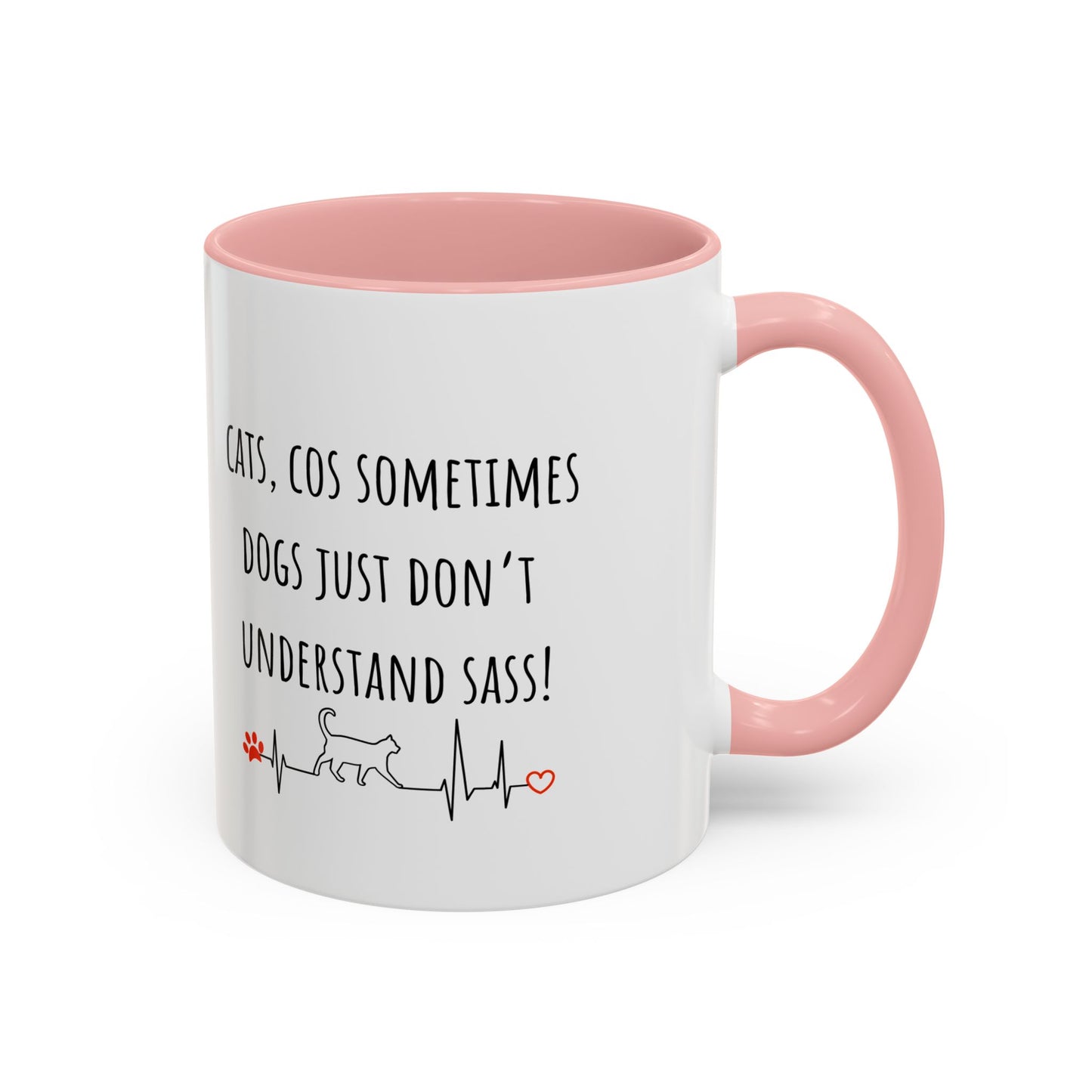 Cats V Dogs 02 Accent Coffee Mug (11oz)
