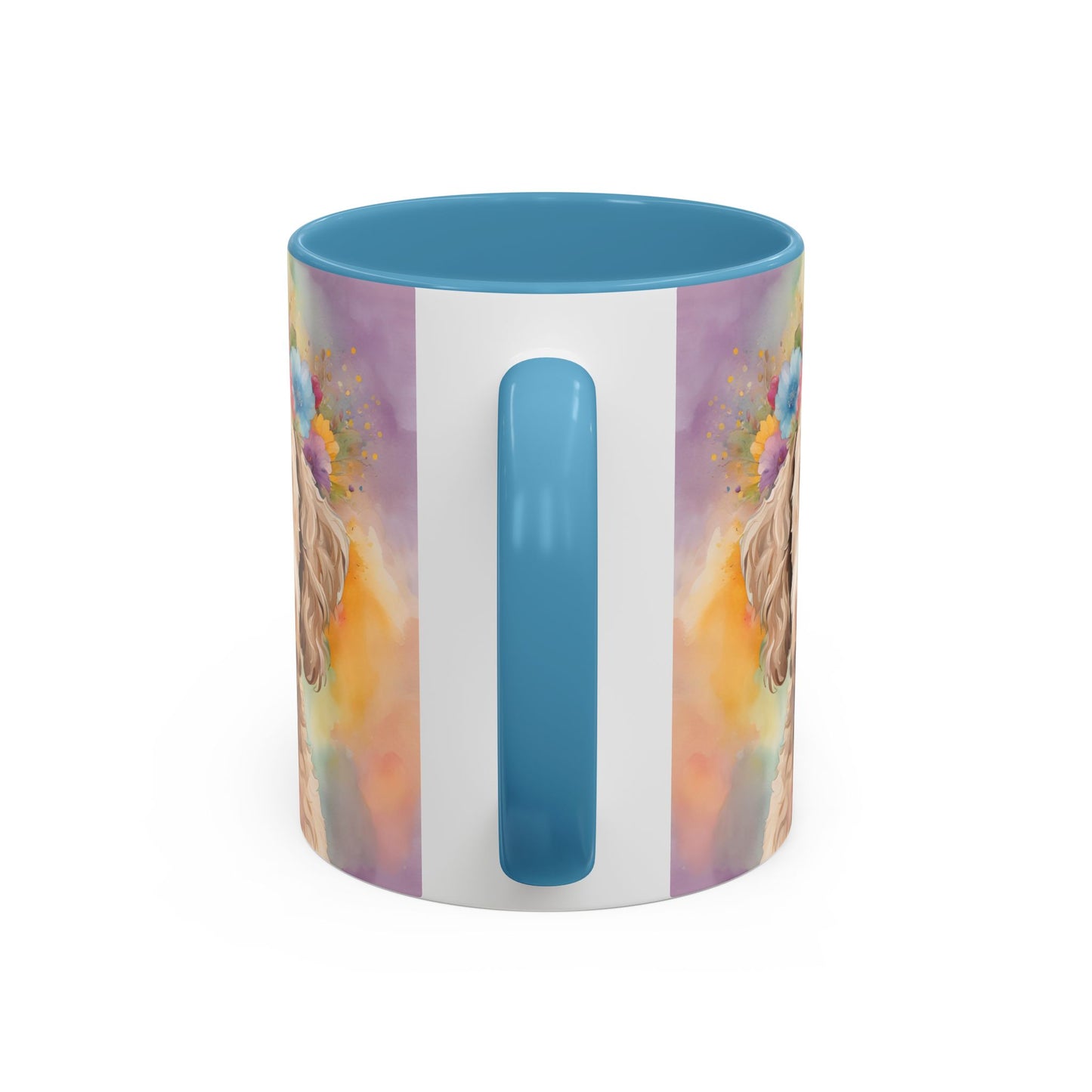 Labradoodle 01 Accent Coffee Mug - Dog Lover Gift