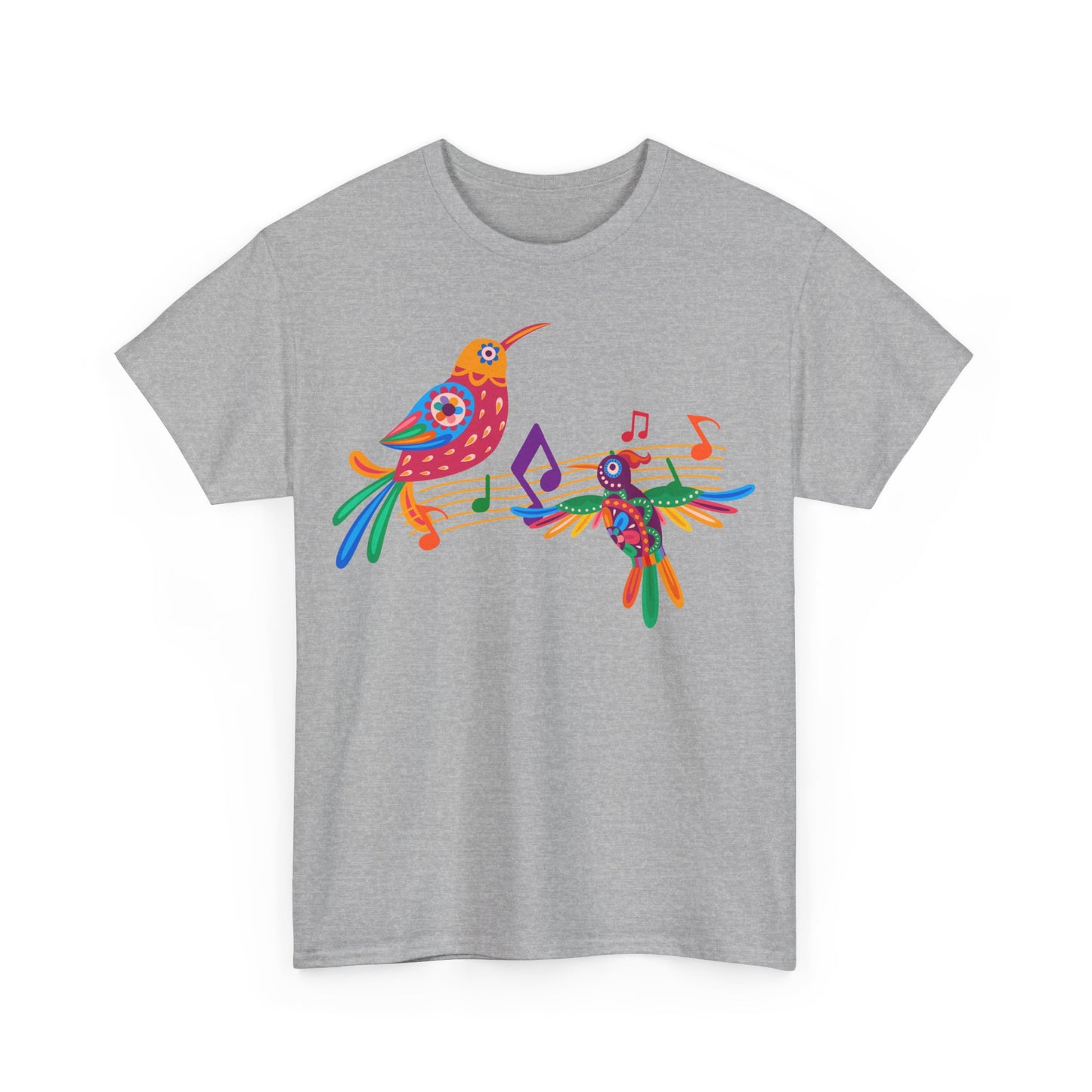 Jazzy birds 06 Unisex Heavy Cotton Tee