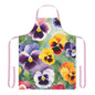 Pansies 02 Apron 5-Color Straps