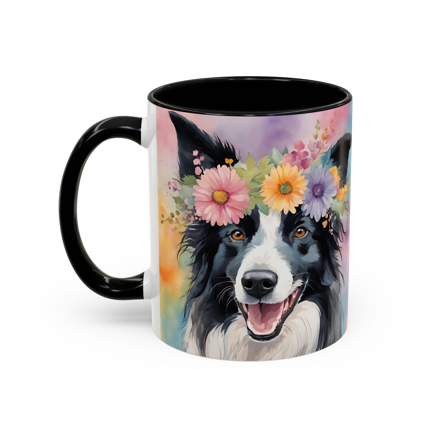 Border Collie 03 Accent Coffee Mug - Dog Lover Gift