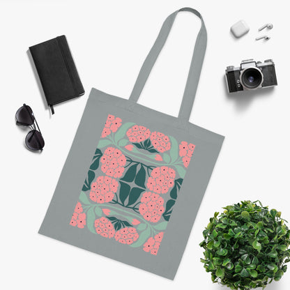 Abstract flowers 01 Cotton Tote