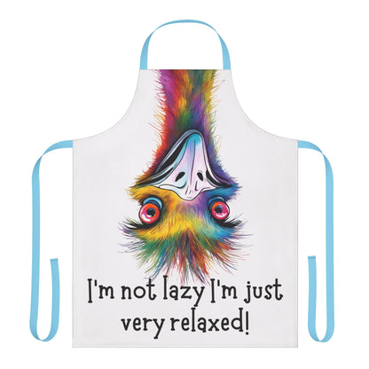 I’m not lazy……Adult Apron (AOP)