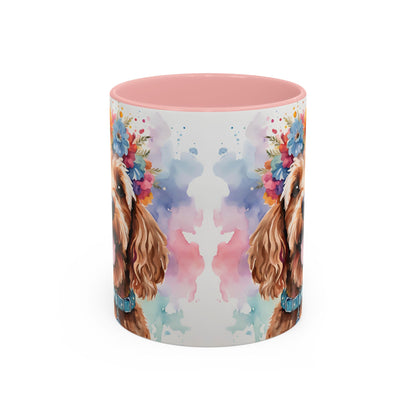 Cockapoo 02 Accent Coffee Mug - Dog Lover Gift