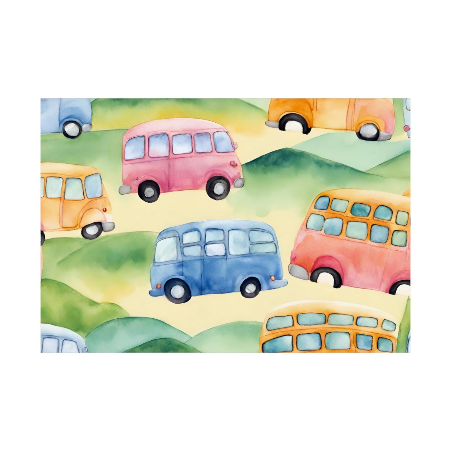 Nursery Transport 1 Matte Horizontal Posters