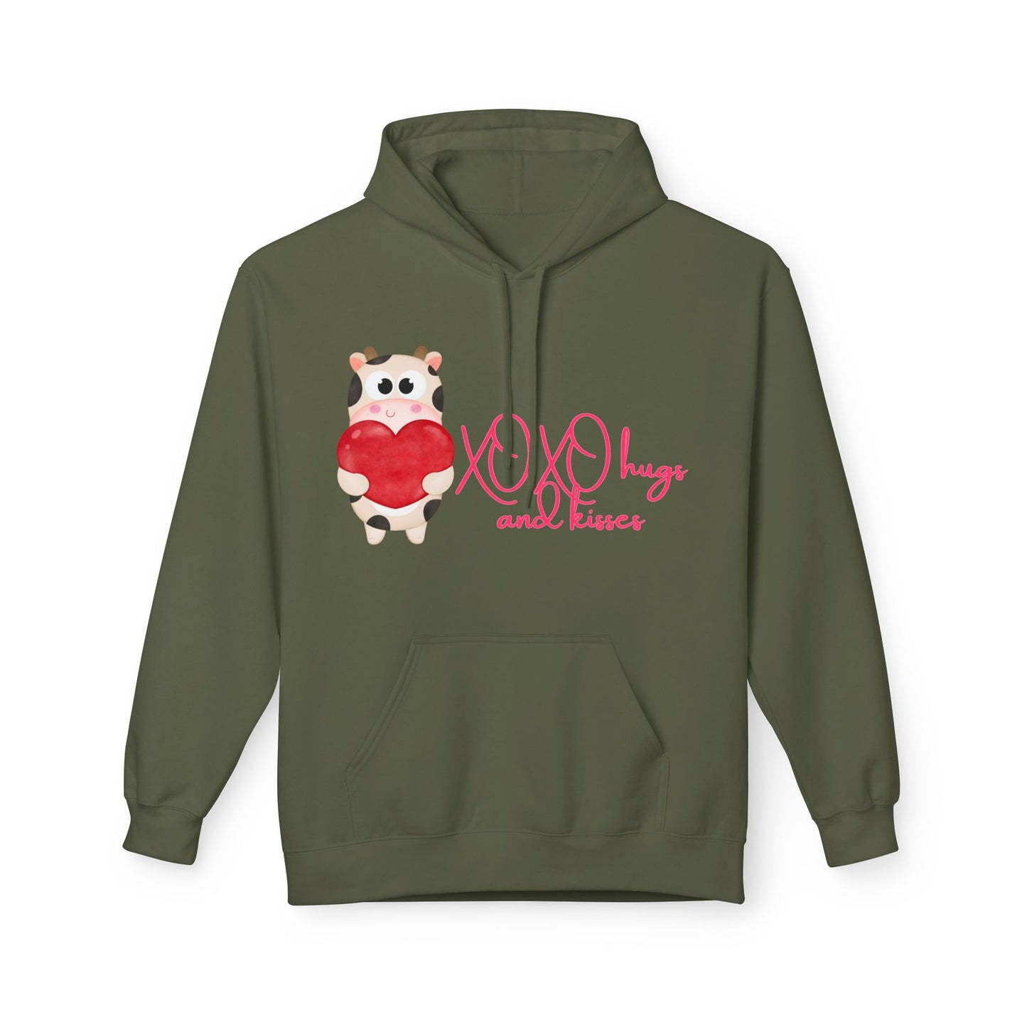XOXO Hugs And Kisses Unisex Valentines Hoodie
