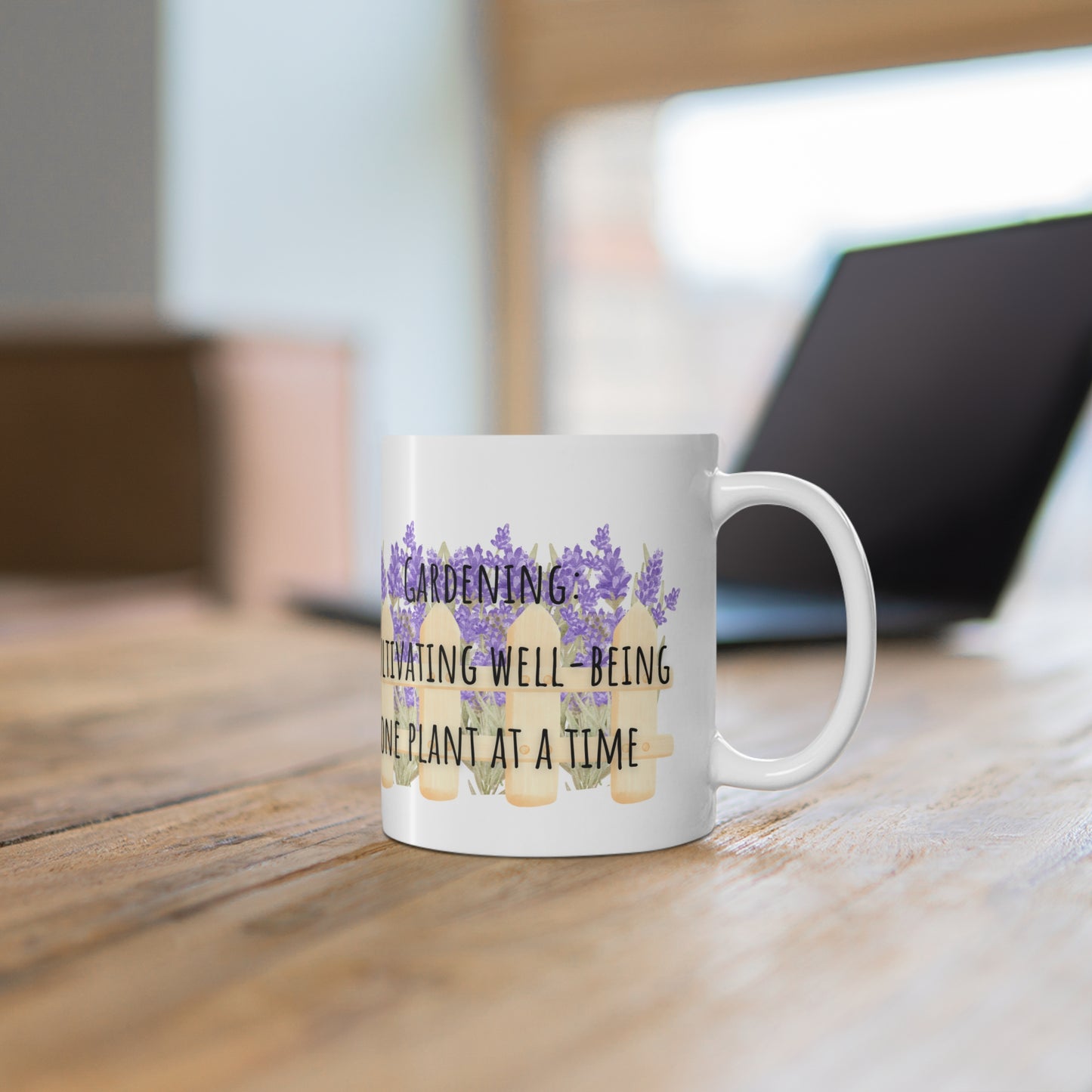 Gardening Cultivating Well-Being One Plant At A Time Ceramic Mug 11oz