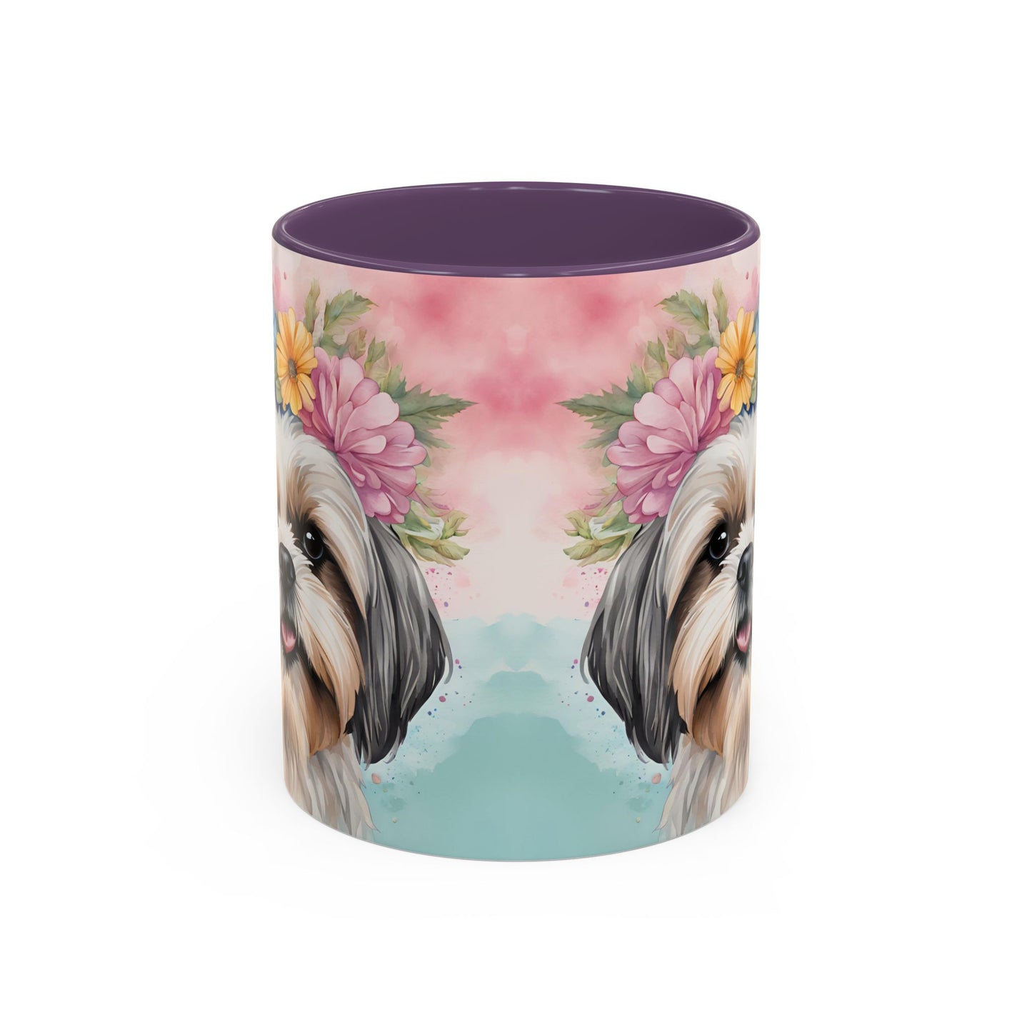 Shih Tzu 02 Accent Coffee Mug - Dog Lover Gift