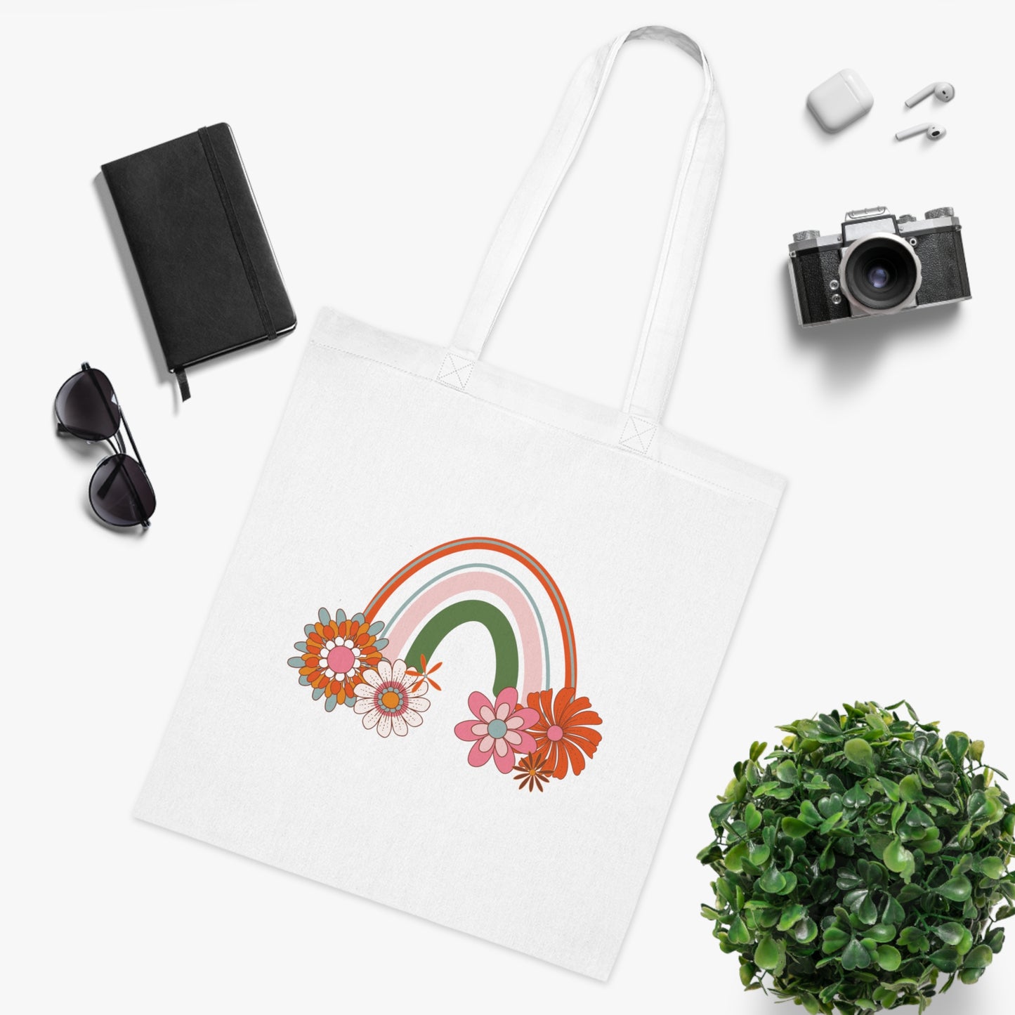 Flower power 13 Cotton Tote