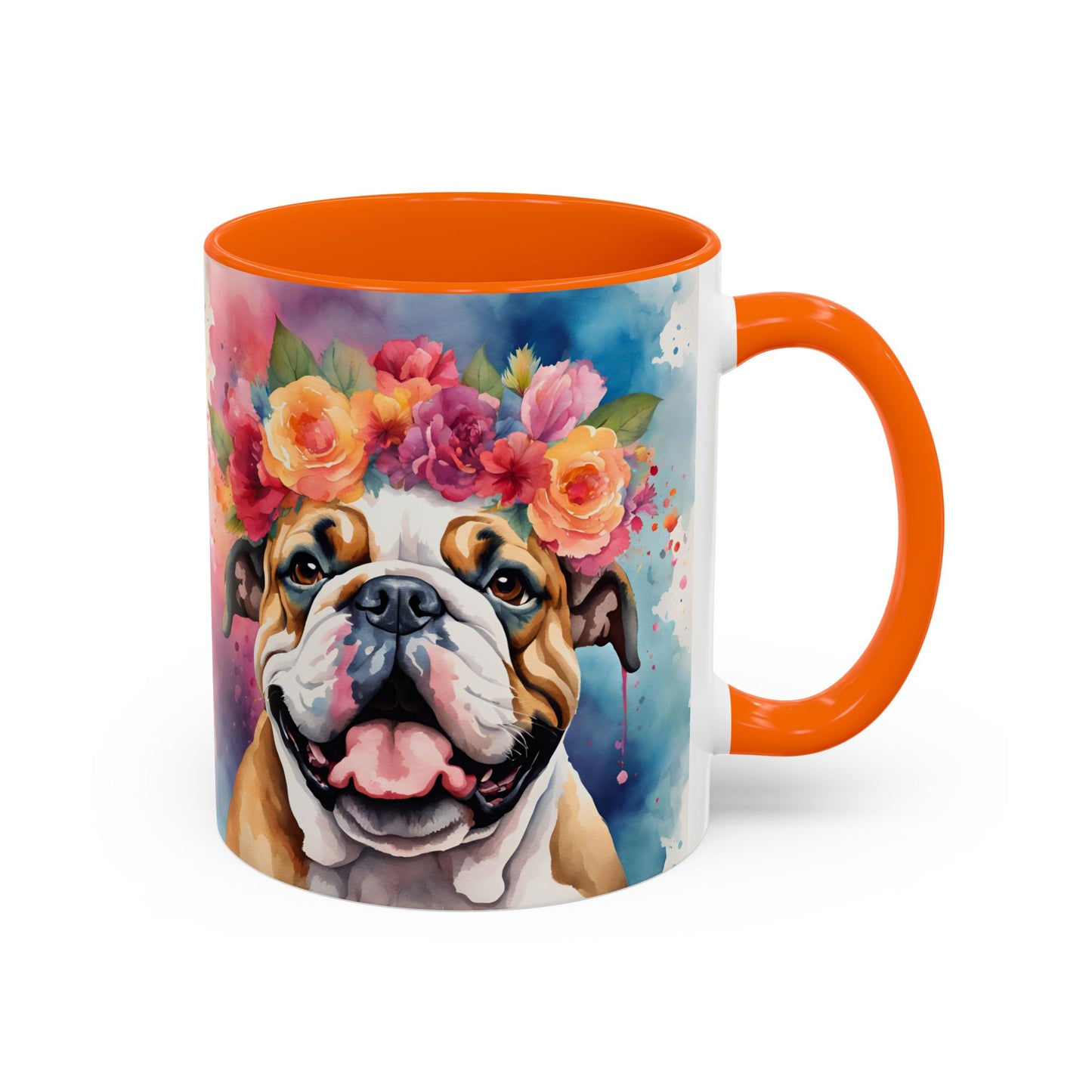 British Bulldog 01 Accent Coffee Mug - Dog Lover Gift
