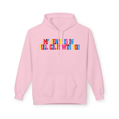 My Heart Is In Full Color With You Unisex Valentines Hoodie