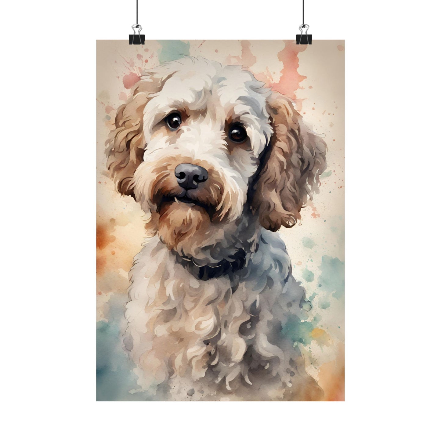 Dogs Cockapoo 03 Matte Vertical Poster