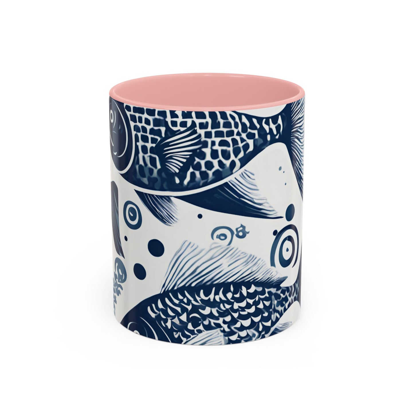 Fish 02 Accent Coffee Mug (11oz)