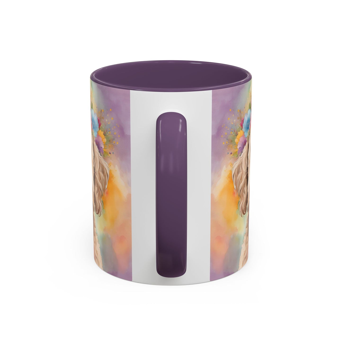 Labradoodle 01 Accent Coffee Mug - Dog Lover Gift