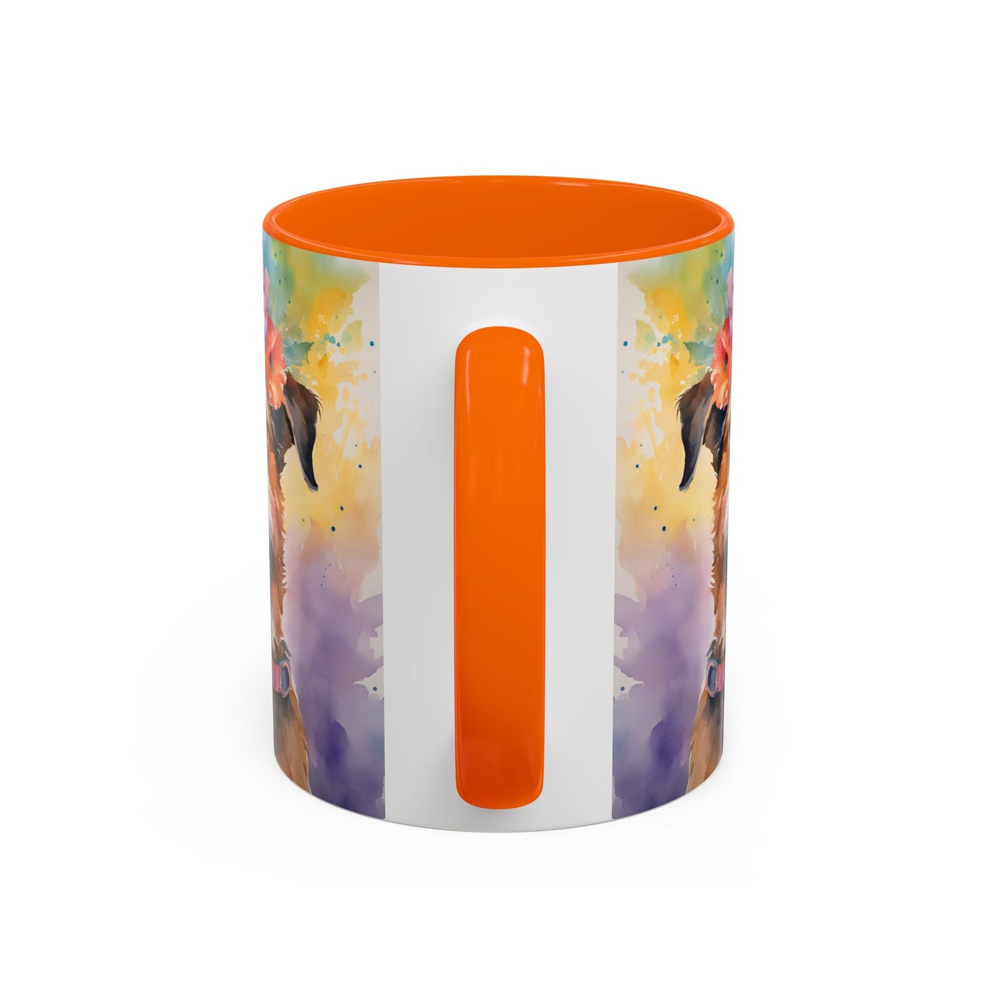 Border Terrier 04 Accent Coffee Mug - Dog Lover Gift