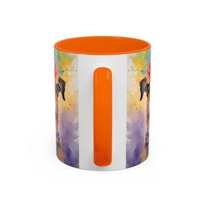 Border Terrier 04 Accent Coffee Mug - Dog Lover Gift
