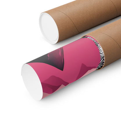 Lone Collection Zebra 18 Matte Square Posters
