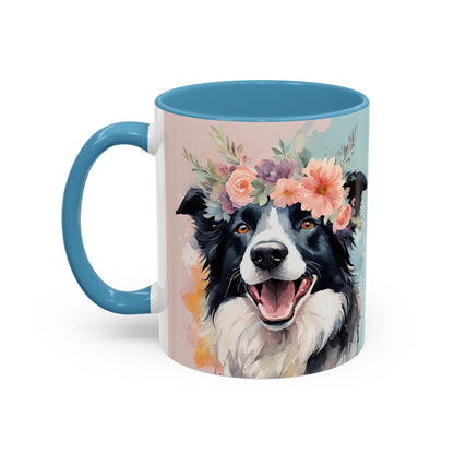 Border Collie 02 Accent Coffee Mug - Dog Lover Gift