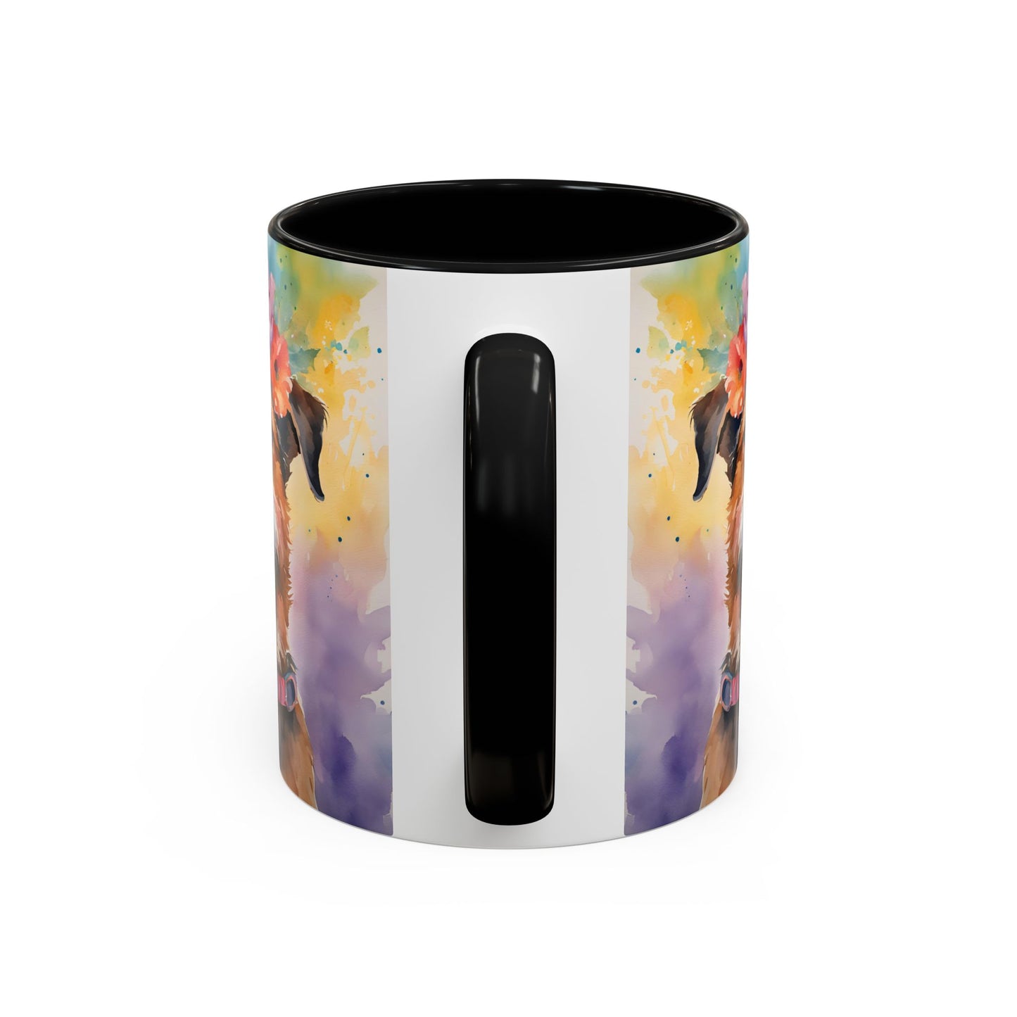 Border Terrier 04 Accent Coffee Mug - Dog Lover Gift