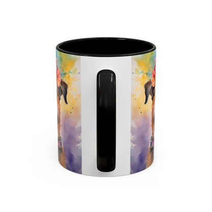 Border Terrier 04 Accent Coffee Mug - Dog Lover Gift