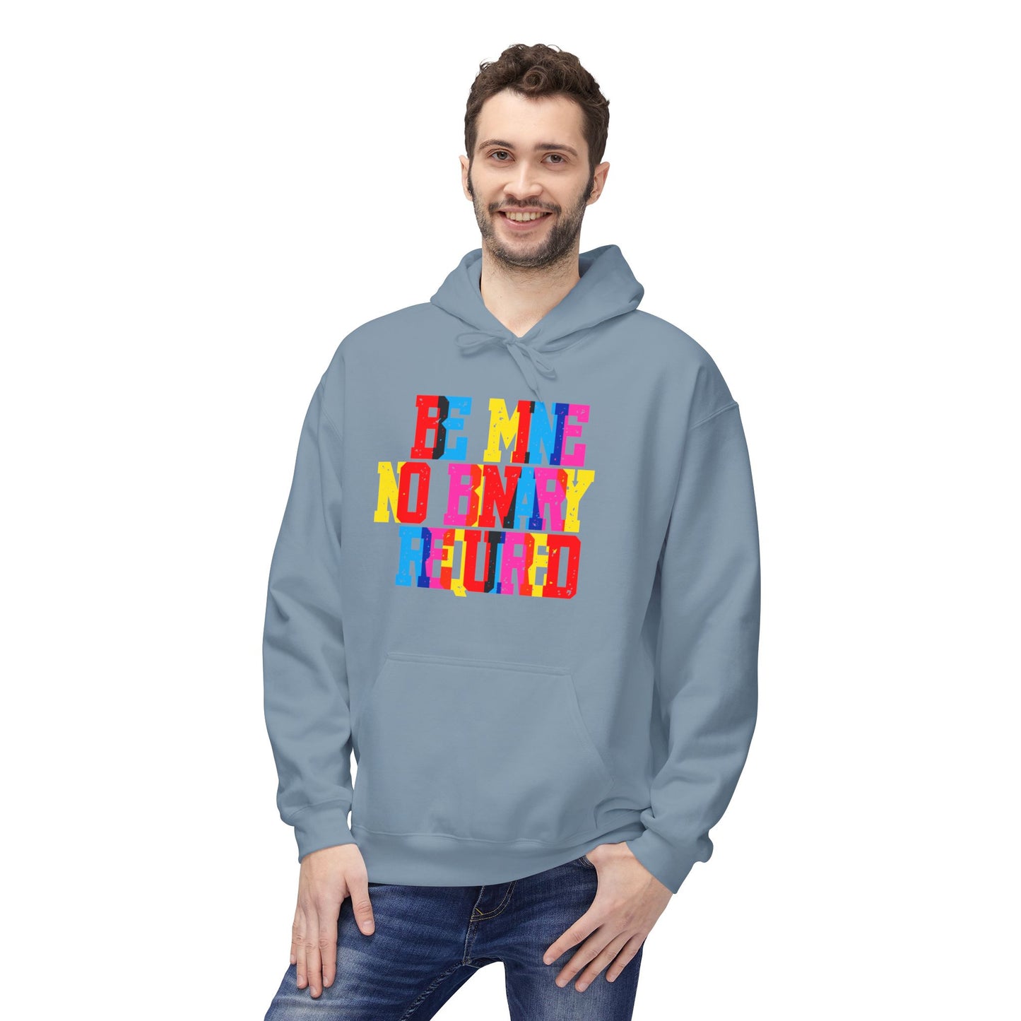 Be Mine No Binary Required Unisex Valentines Hoodie