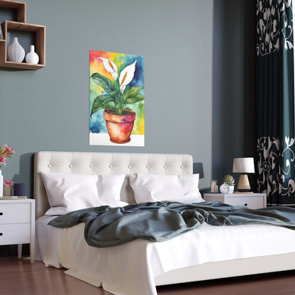 Multi Pot Plant 19 Indoor and Outdoor Silk Posters