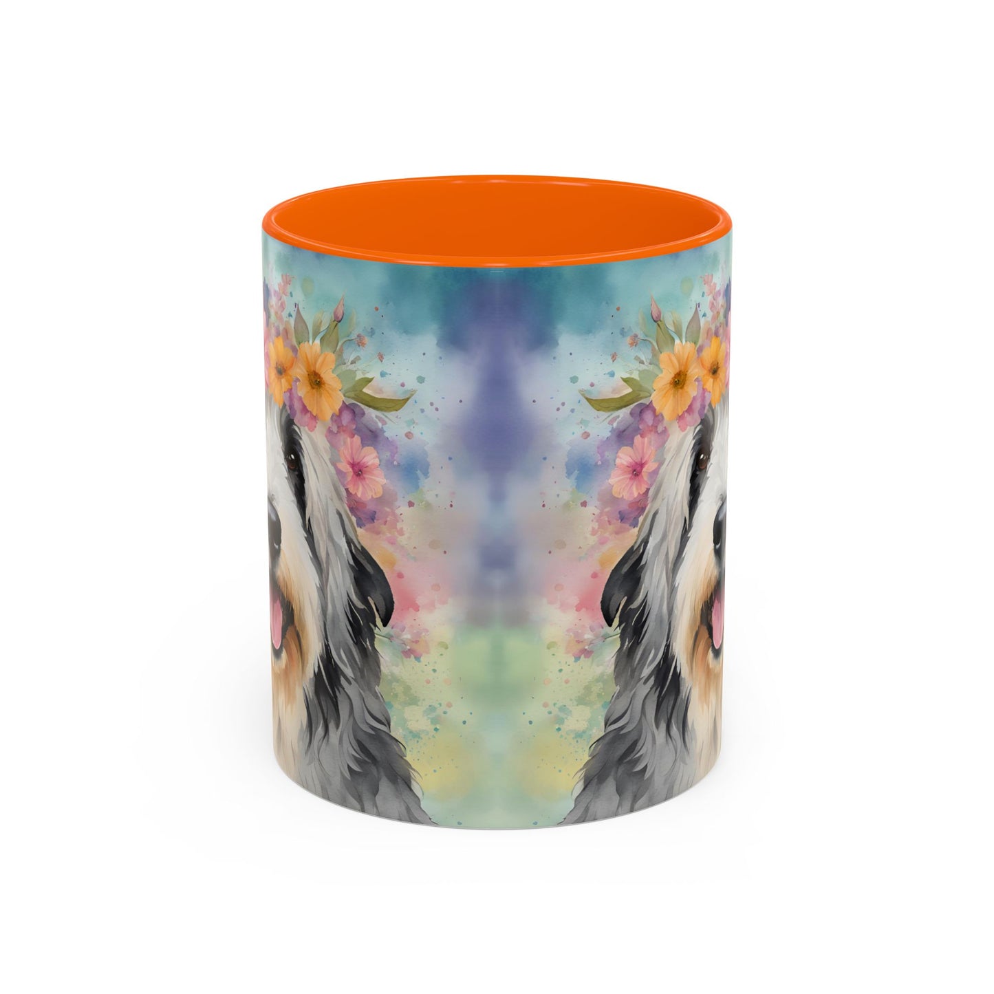 Bearded Collie 02 Accent Coffee Mug - Dog Lover Gift