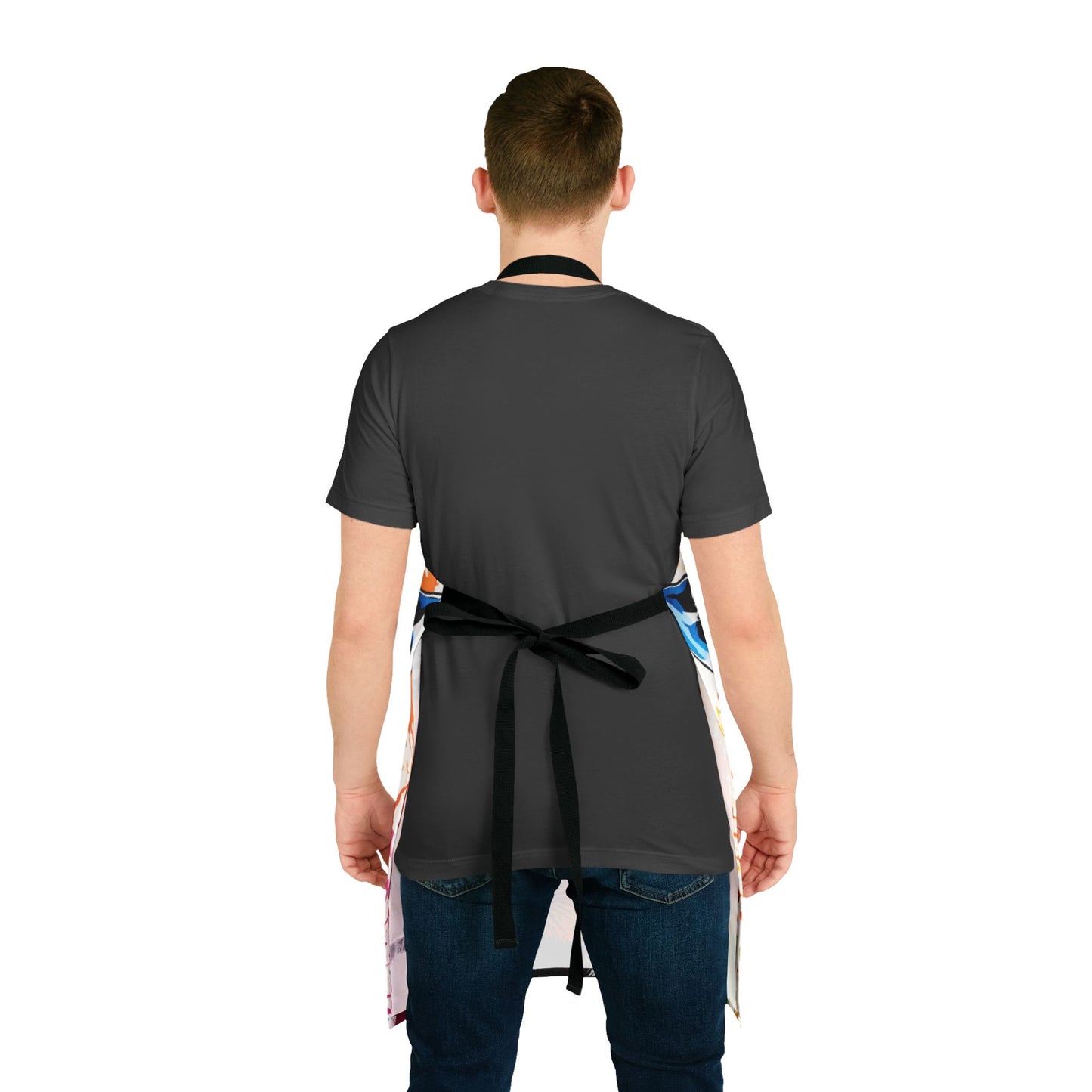 Multicolored Giraffe Adult Apron (AOP)