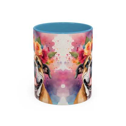 British Bulldog 01 Accent Coffee Mug - Dog Lover Gift