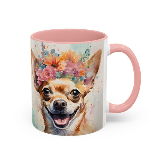 Chihuahua 02 Accent Coffee Mug - Dog Lover Gift