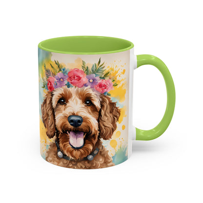 Cockapoo 04 Accent Coffee Mug - Dog Lover Gift
