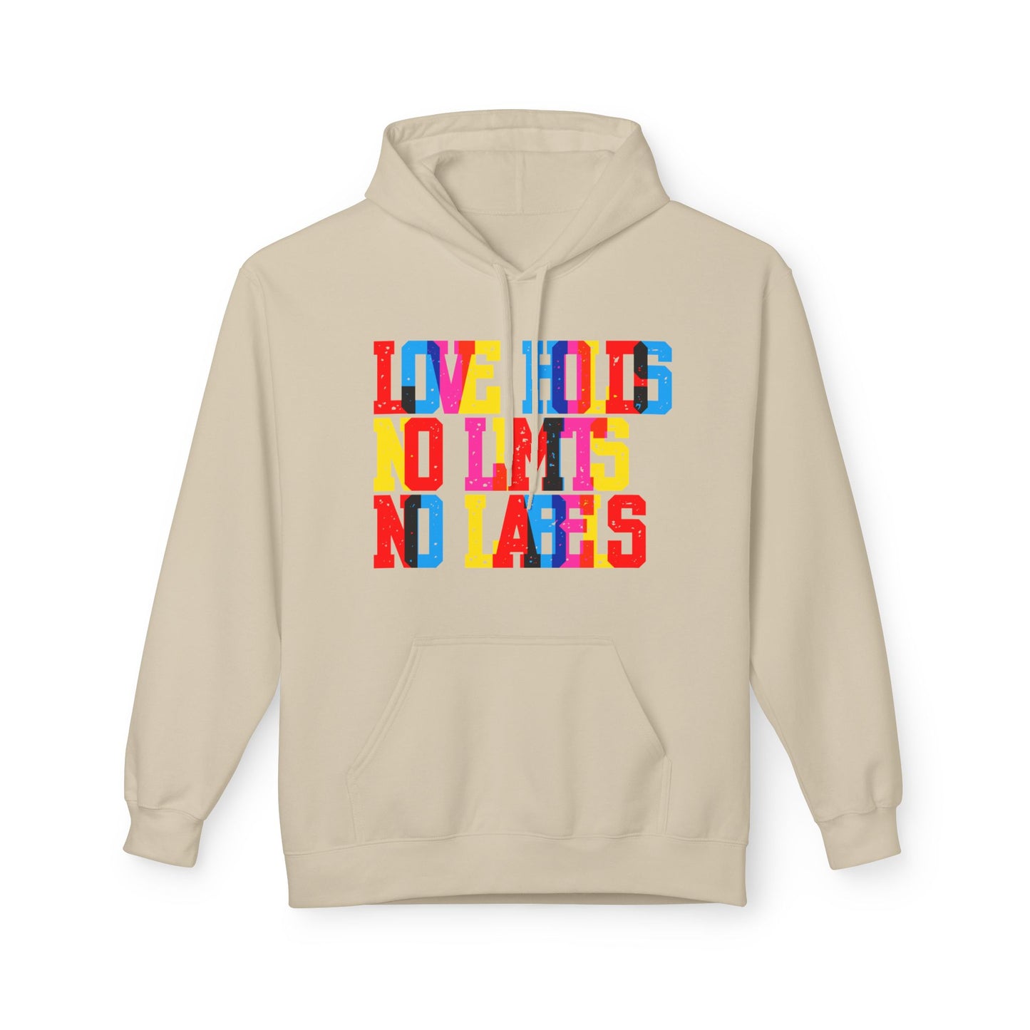 Love Holds No Limits No Labels Unisex Valentines Hoodie