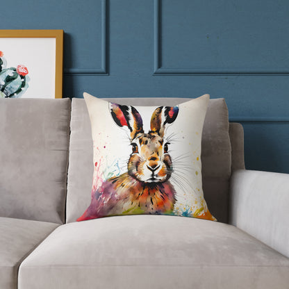 Hare 02 Poly Pillow - Natures Beauty Design
