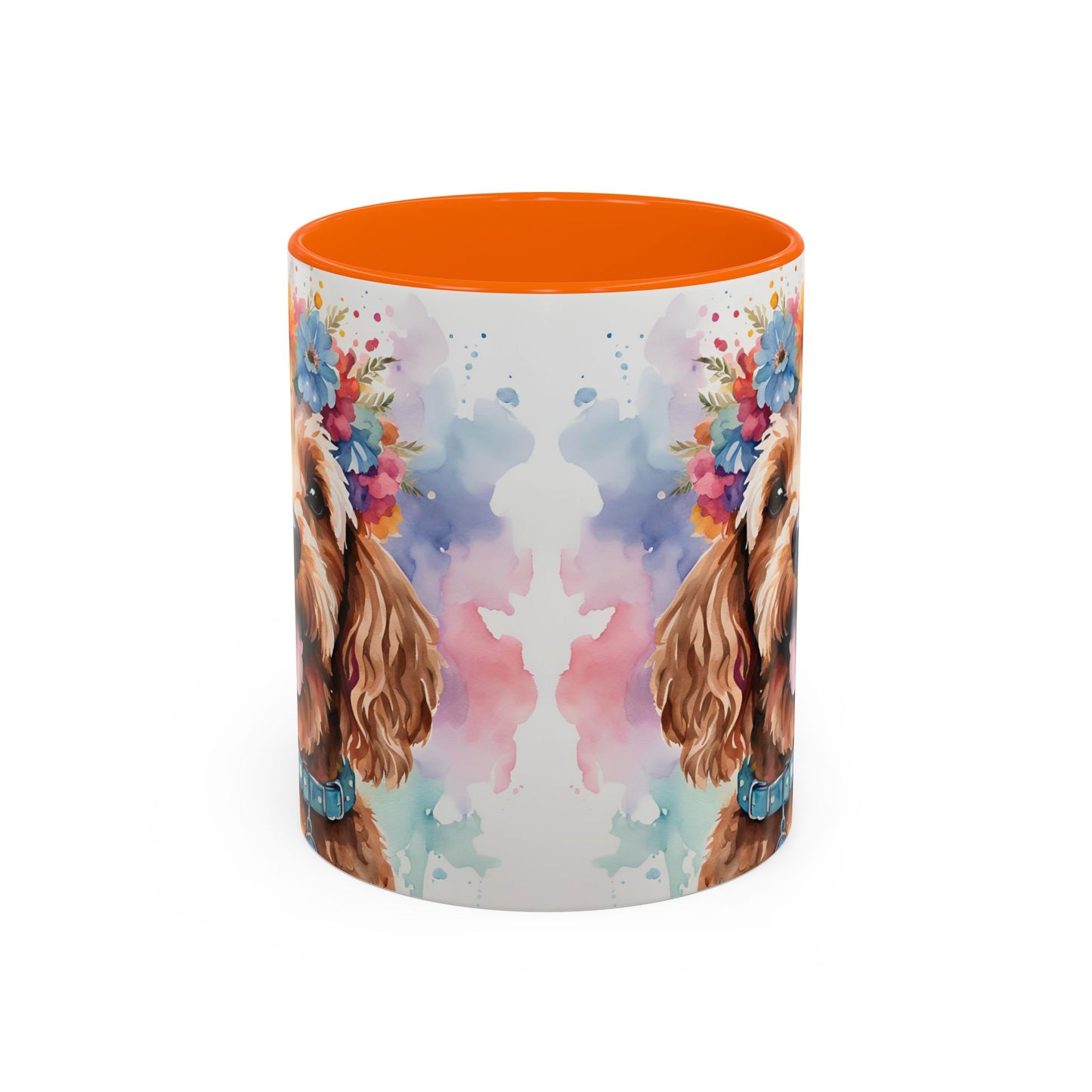 Cockapoo 02 Accent Coffee Mug - Dog Lover Gift