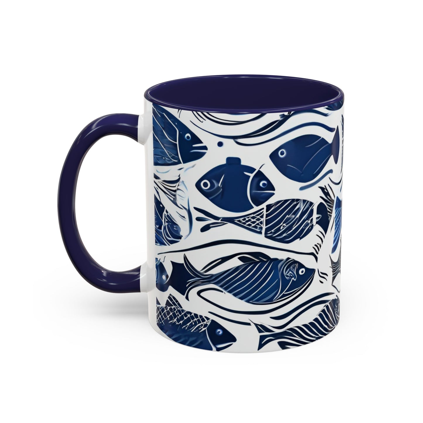 Fish 11 Accent Coffee Mug (11oz)