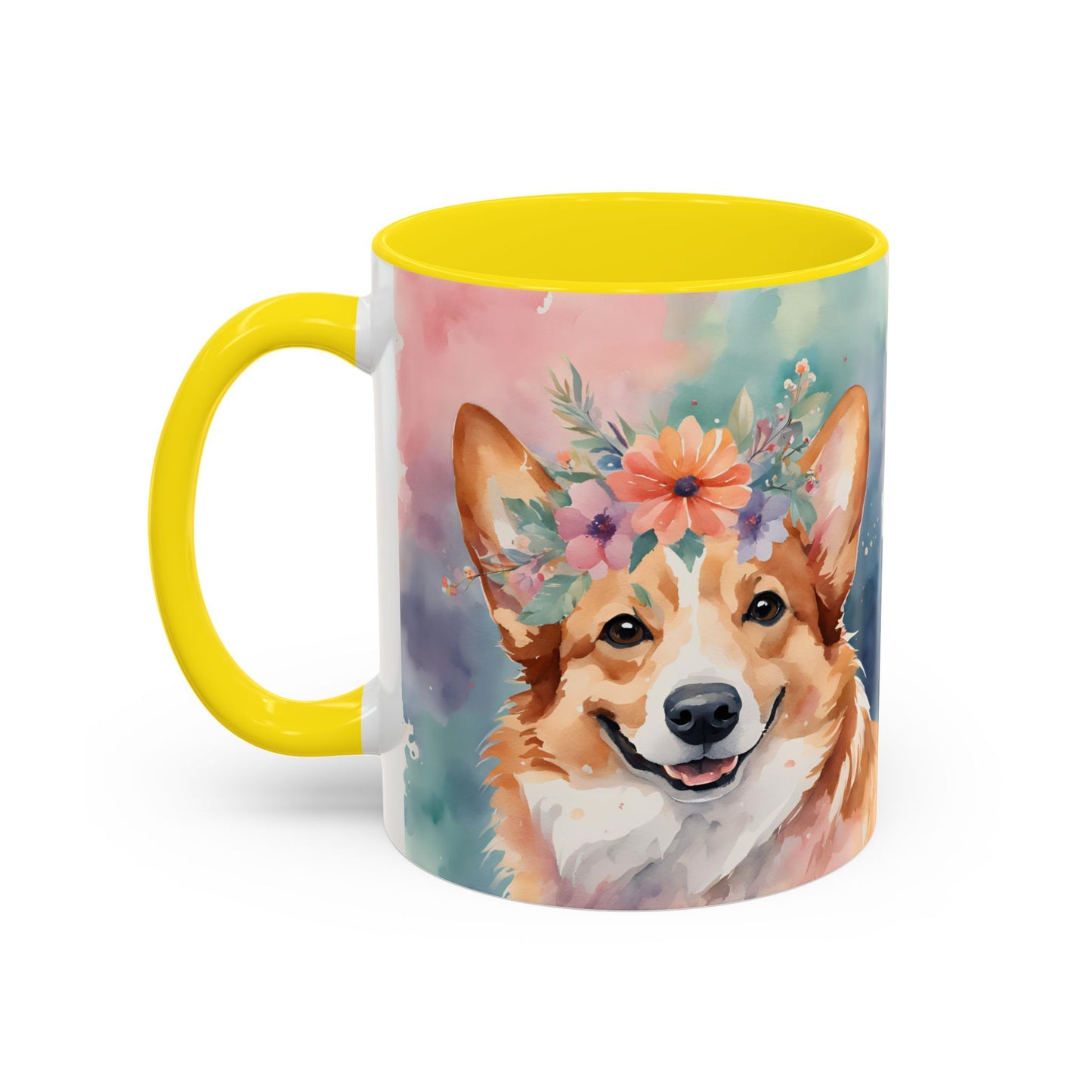 Corgi 03 Accent Coffee Mug - Dog Lover Gift