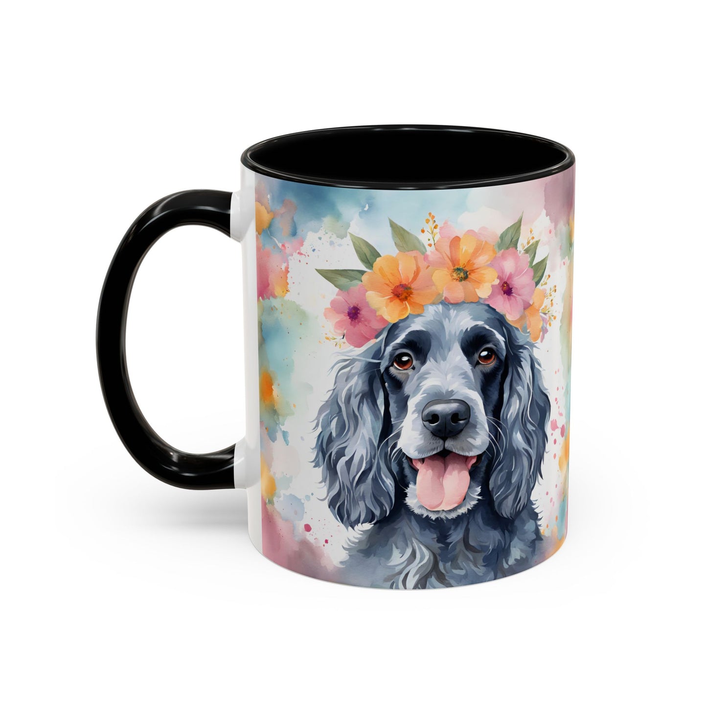 Blue Roan Cocker Spaniel 03 Accent Coffee Mug - Dog Lover Gift